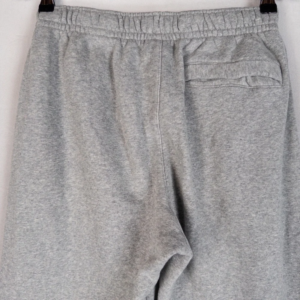 Nike Mens Joggers Small Gray Fleece Sweatpants Tapered Athletic Lounge Pants